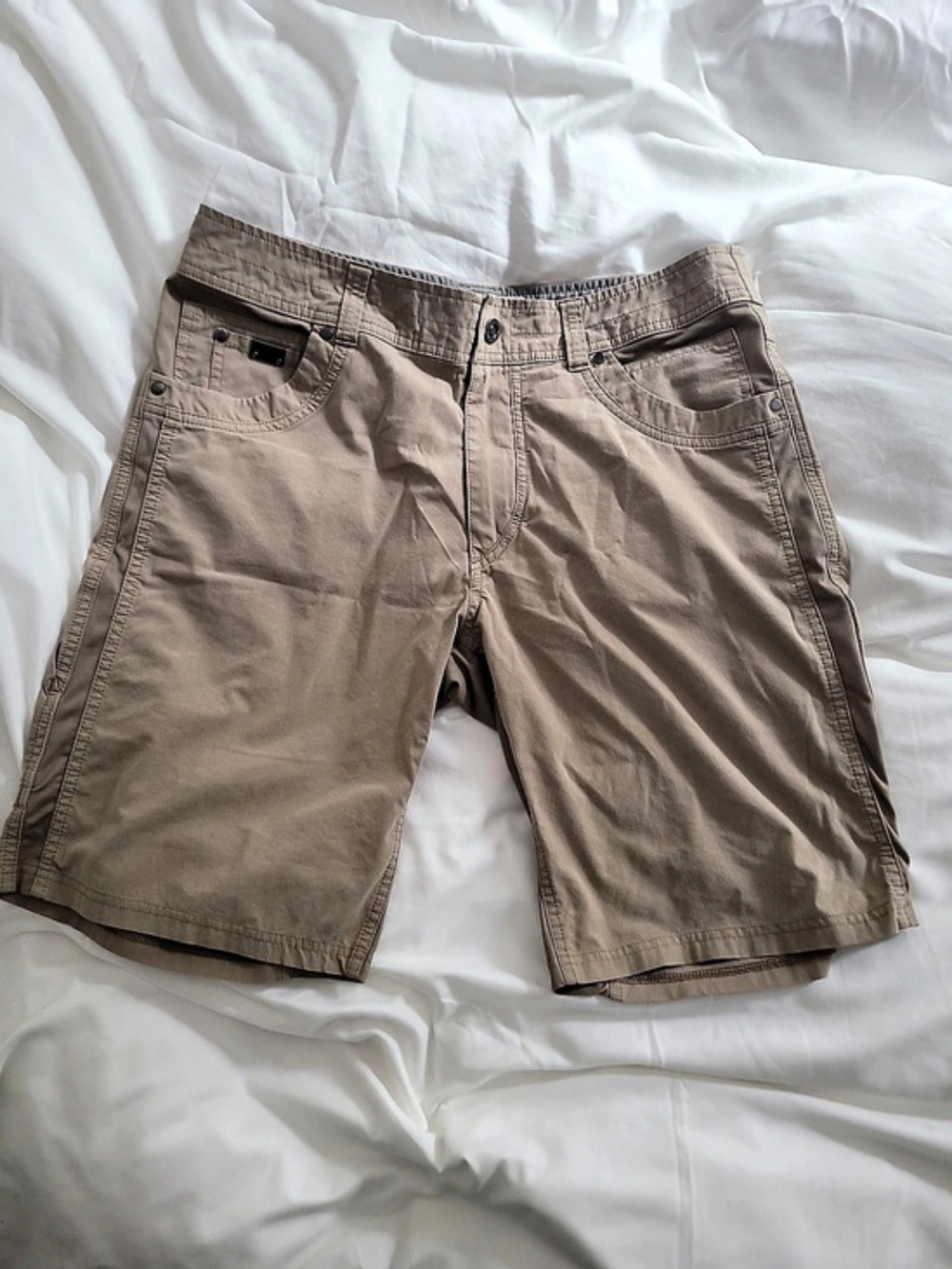 Kuhl Men's Cargo Shorts in Brown Waist 34